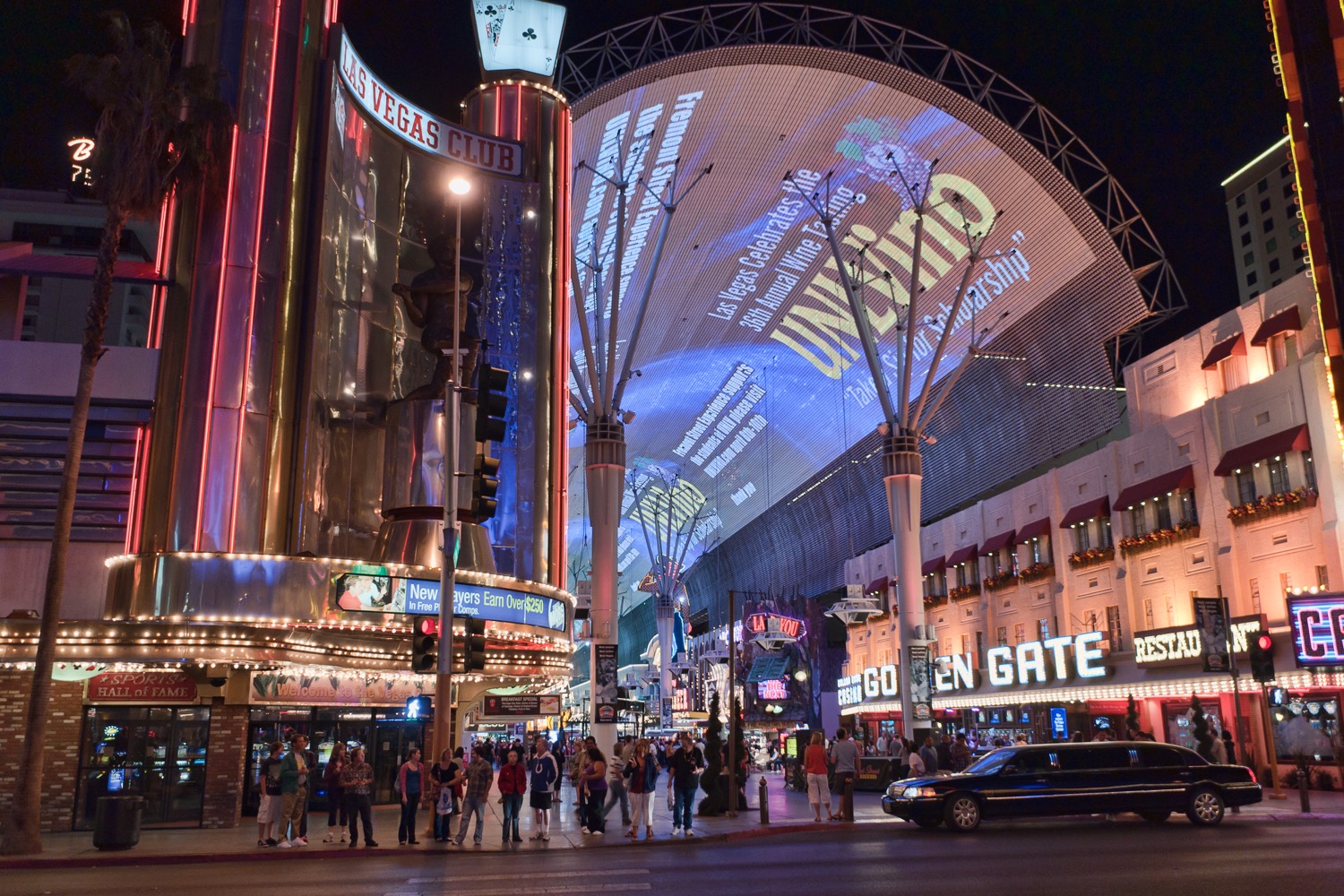 Fremont Street in Las Vegas